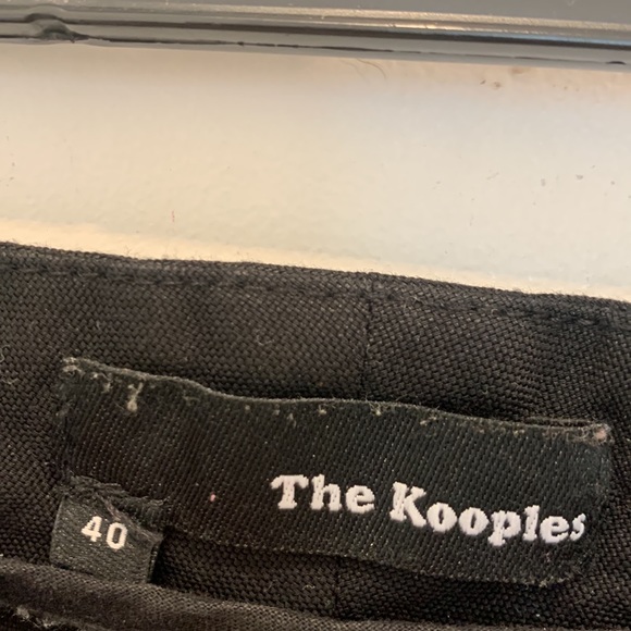 The Kooples Black Linen Pants Size FR 40 - Picture 4 of 5